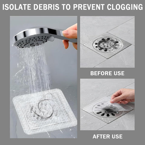 ComfyHome High Pressure Hand Shower with 8 Spray Modes, Self-Cleaning Anti-Clog Nozzle & 1.5M Flexible Hose Pipe – Includes 50 Pcs Drain Cover